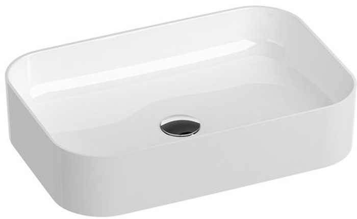 Ravak Ceramic lavabo 55x37 cm rectangulaire à poser blanc XJX01155002