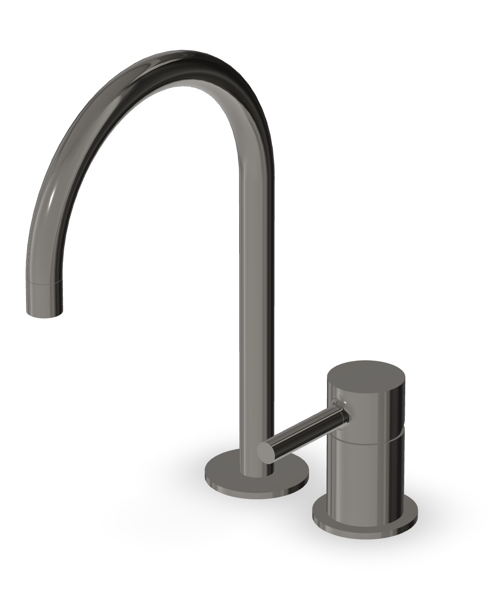 Zucchetti Pan mitigeur de lavabo sur pied noir ZP6223.C50