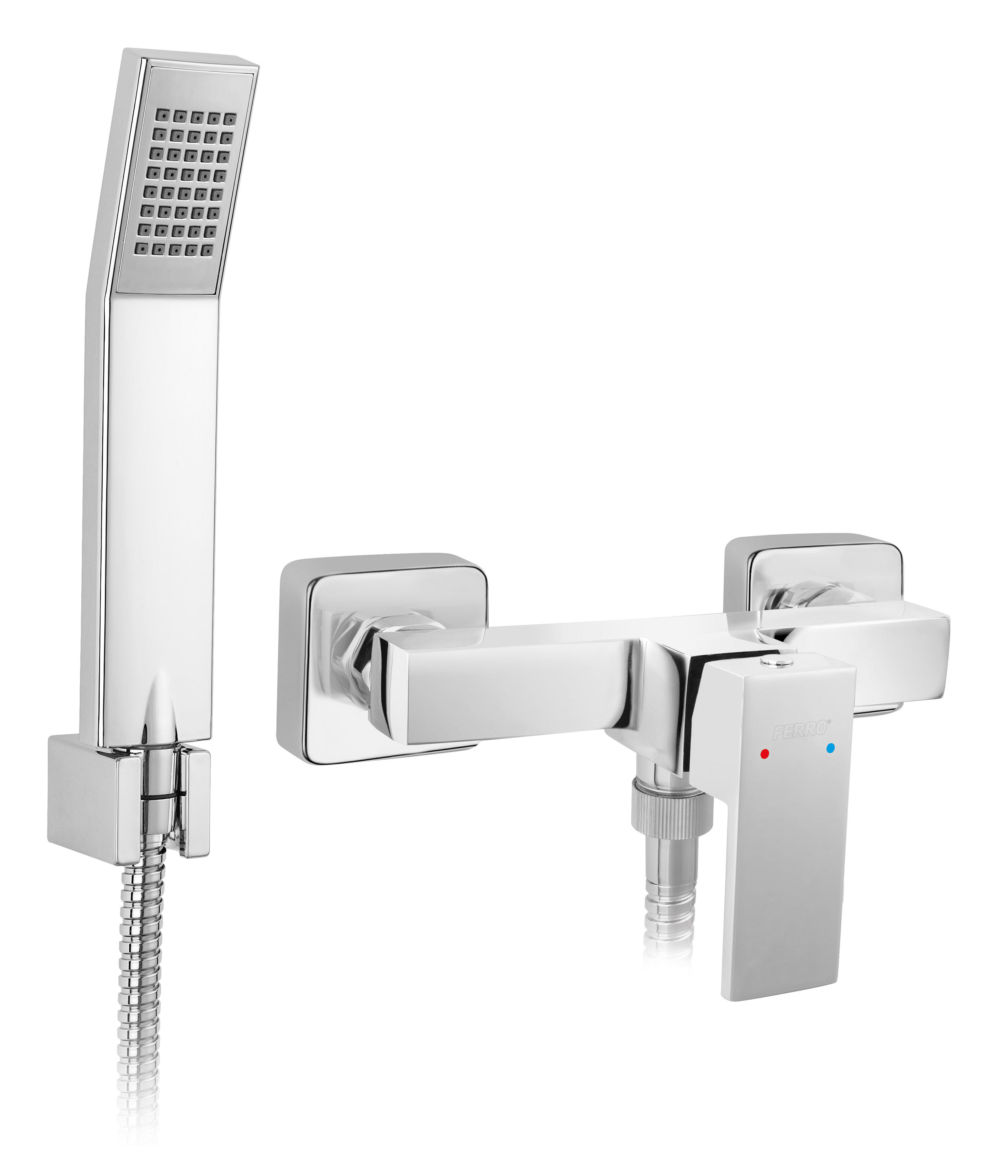 Ferro Zicco mitigeur de douche murale chrome BZI77