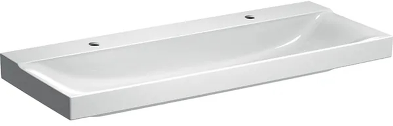 Geberit Xeno2 lavabo 120x48 cm rectangulaire classique blanc brillant 500.550.01.1