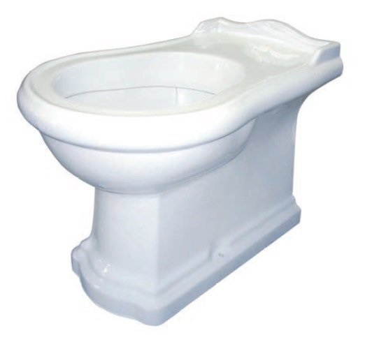 Kerasan Retro cuvette de wc sur pied blanc 101601