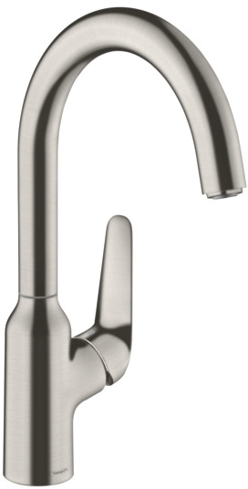 Hansgrohe Focus M42 mitigeur de cuisine sur pied acier inoxydable 71802800