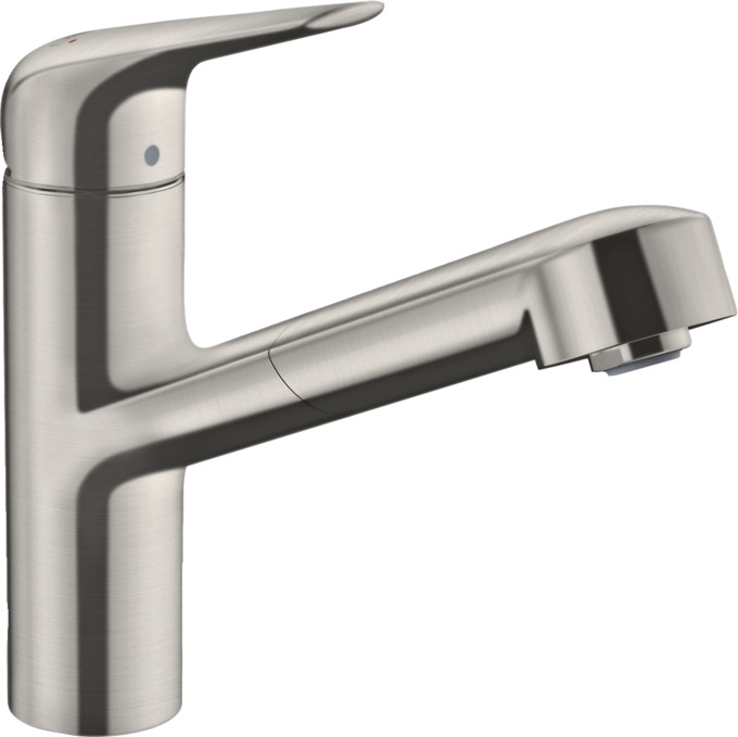 Hansgrohe Focus M42 mitigeur de cuisine sur pied acier inoxydable 71814800