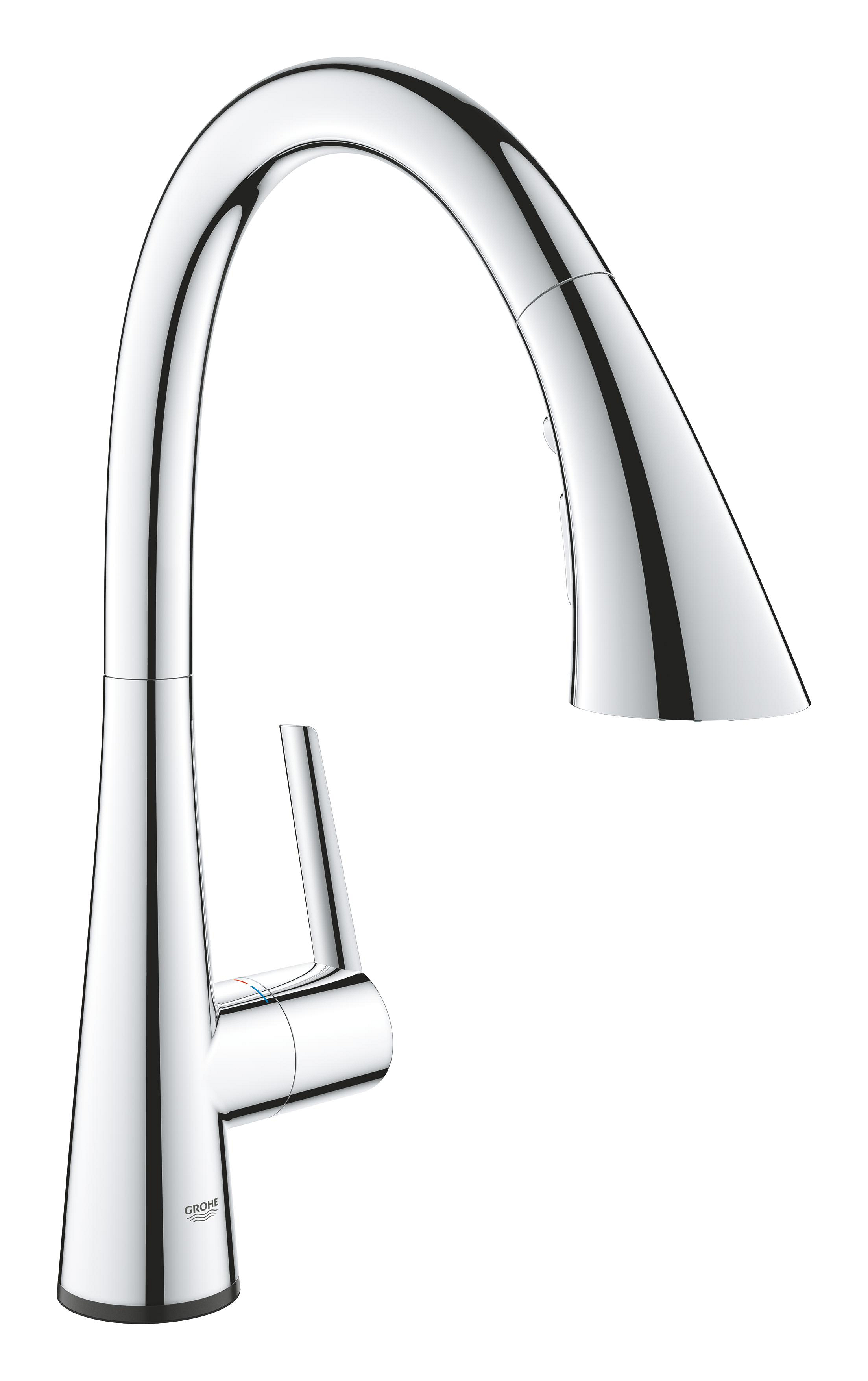 Grohe Zedra mitigeur de cuisine sur pied StarLight Chrome 30219002