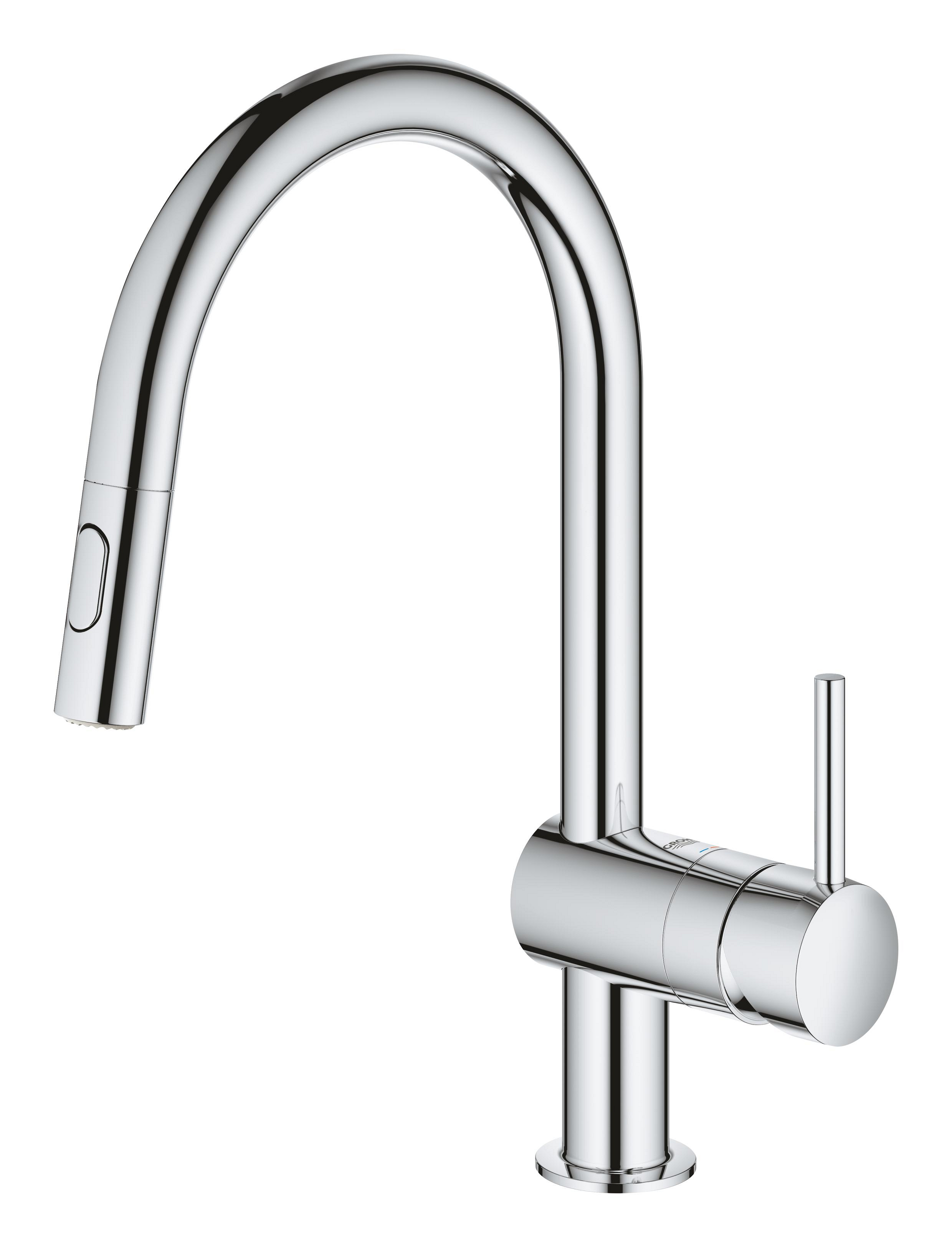Grohe Minta mitigeur de cuisine sur pied StarLight Chrome 32321002