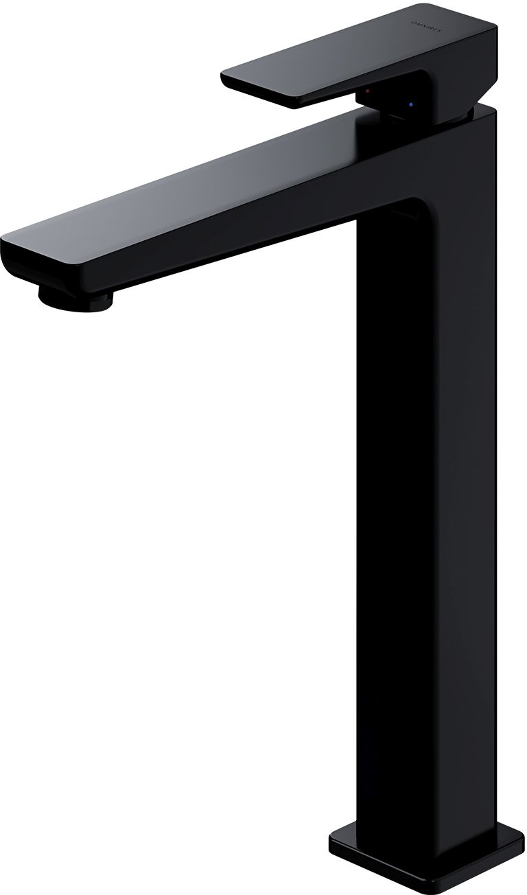 Omnires Parma mitigeur de lavabo sur pied noir PM7412BL