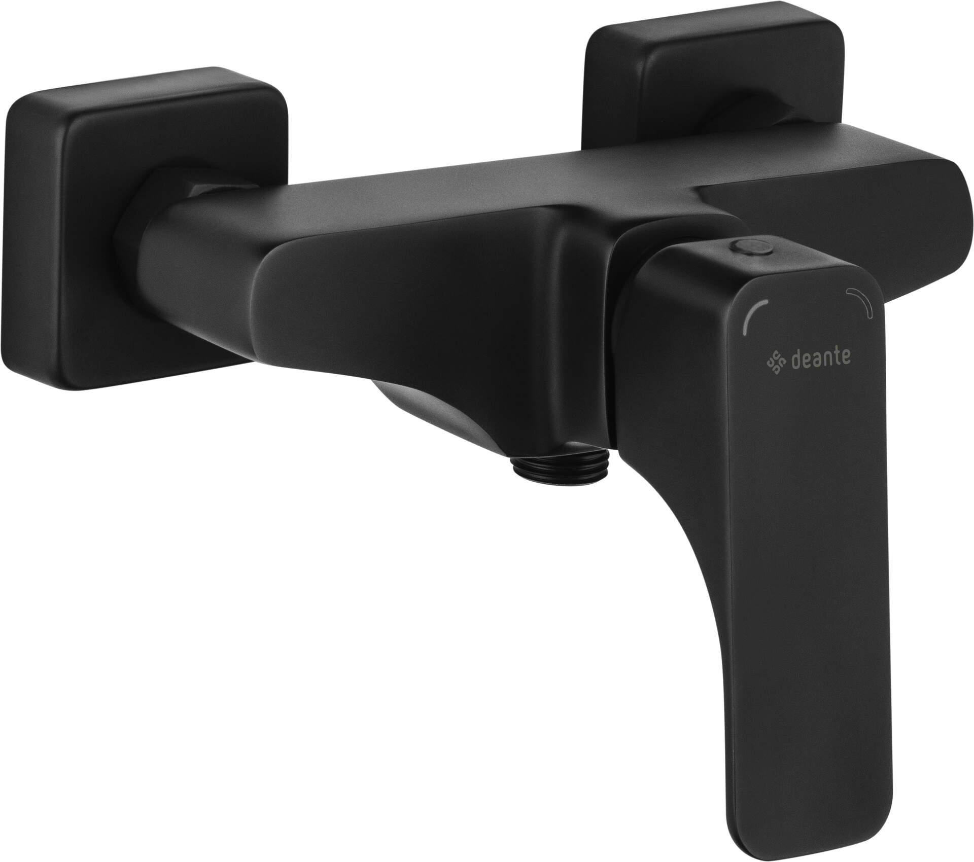 Deante Hiacynt Nero mitigeur de douche murale noir BQHN40M