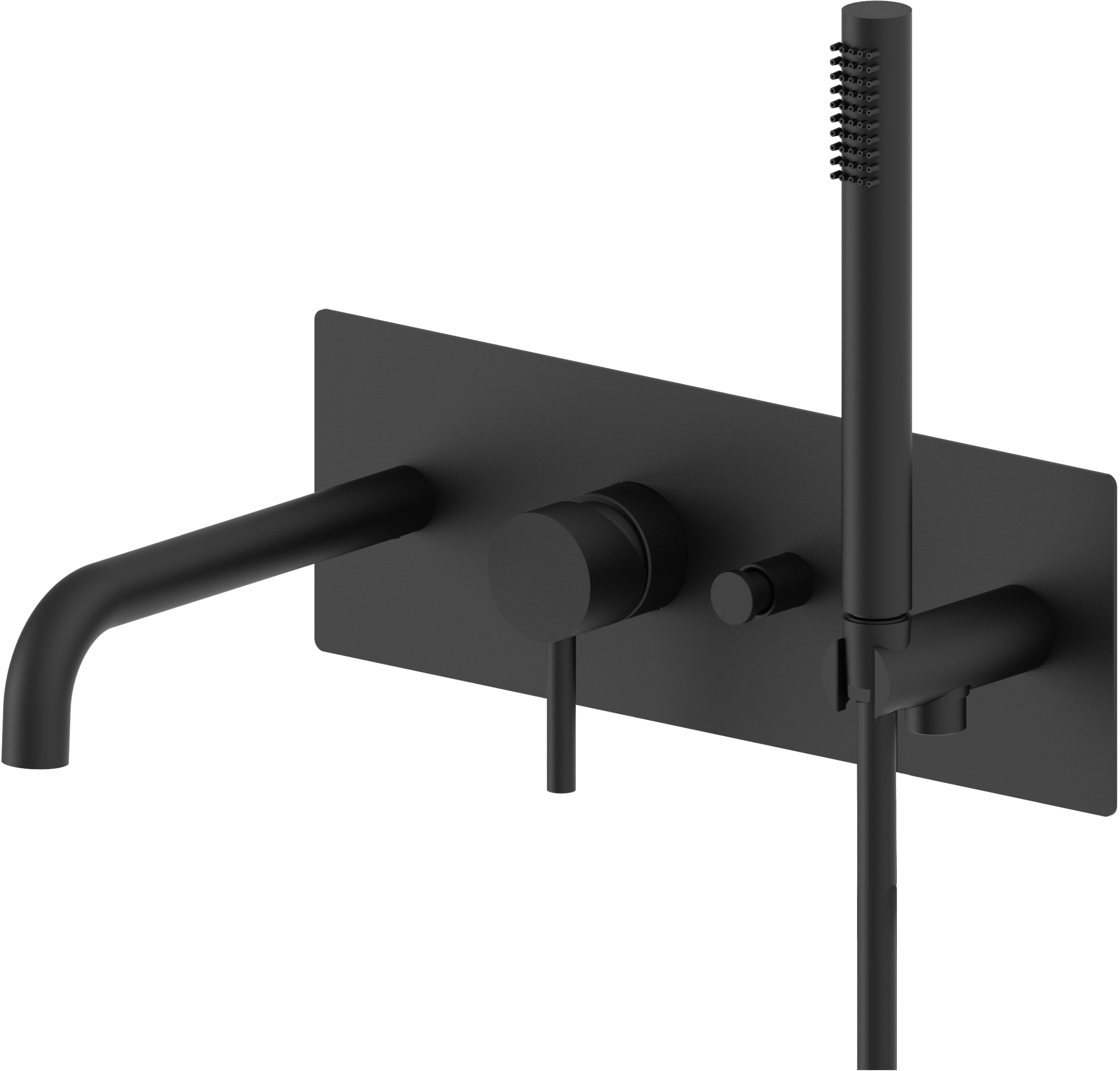 Paffoni Light mitigeur bain-douche encastrée noir LIG001NO
