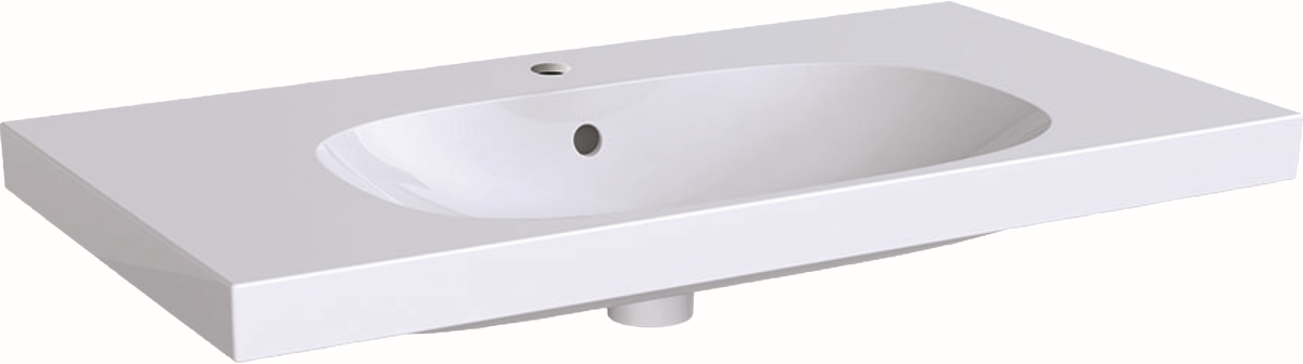 Geberit Acanto lavabo 90x48.2 cm rectangulaire classique-de meuble blanc 500.623.01.2