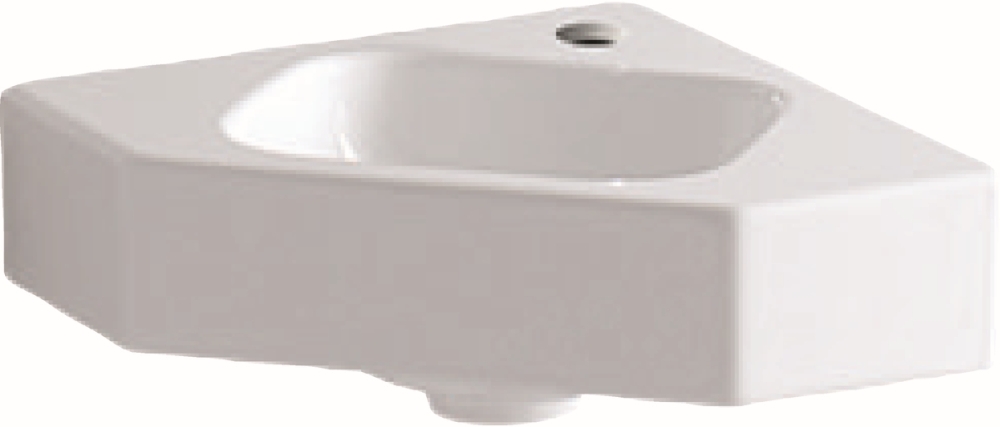 Geberit iCon lavabo 33x27.5 cm d'angle classique blanc 124729000