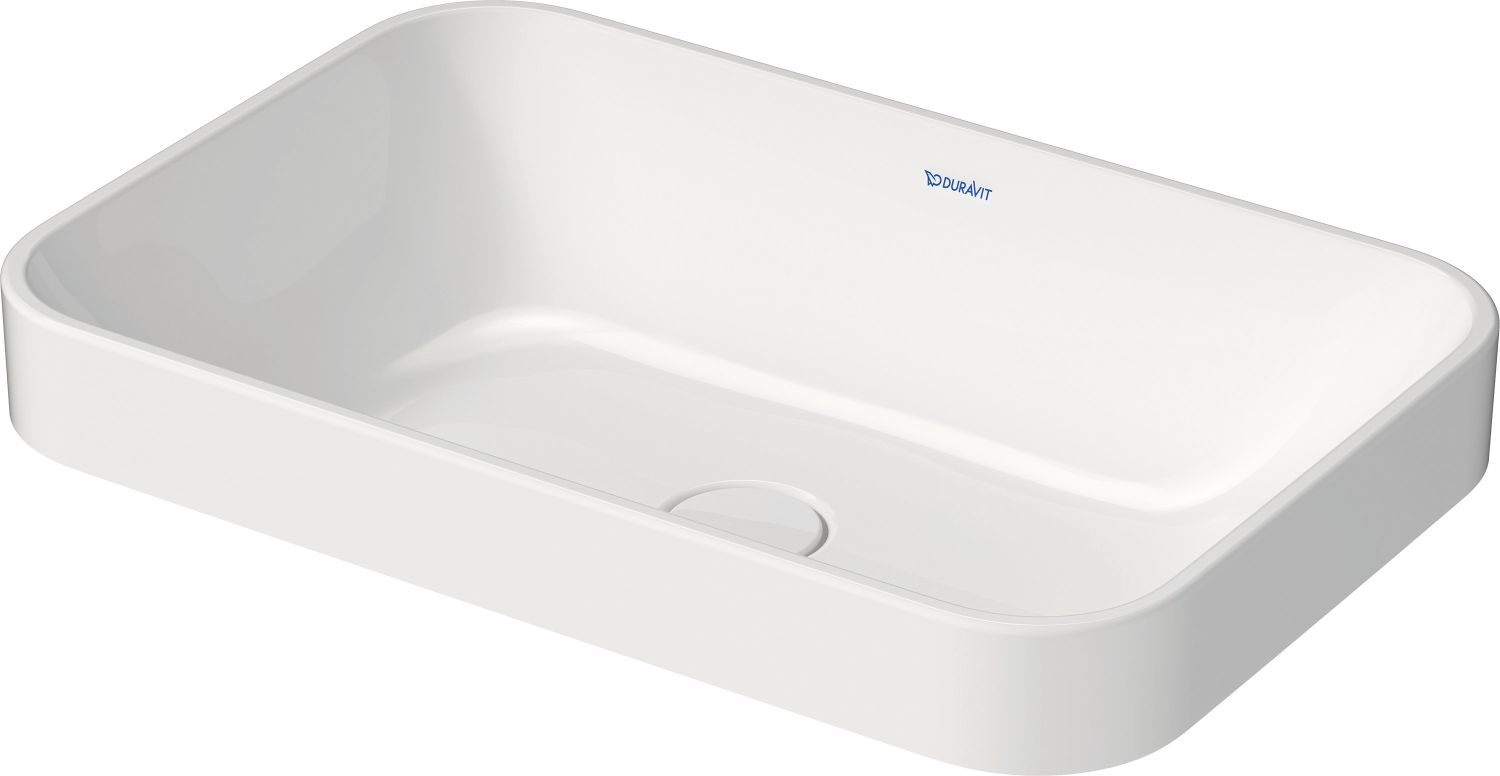 Duravit Happy D.2 lavabo 60x40 cm rectangulaire à poser blanc 2359600000