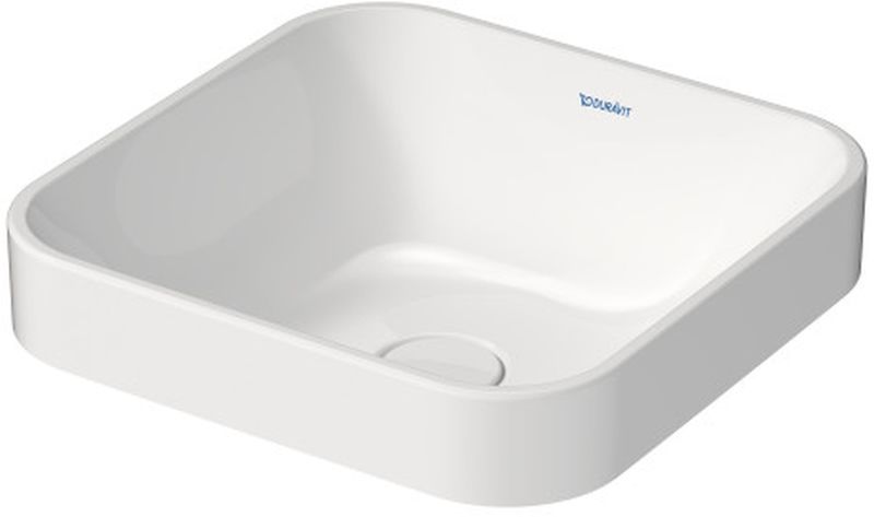 Duravit Happy D.2 lavabo 40x40 cm carrée à poser blanc 2359400000