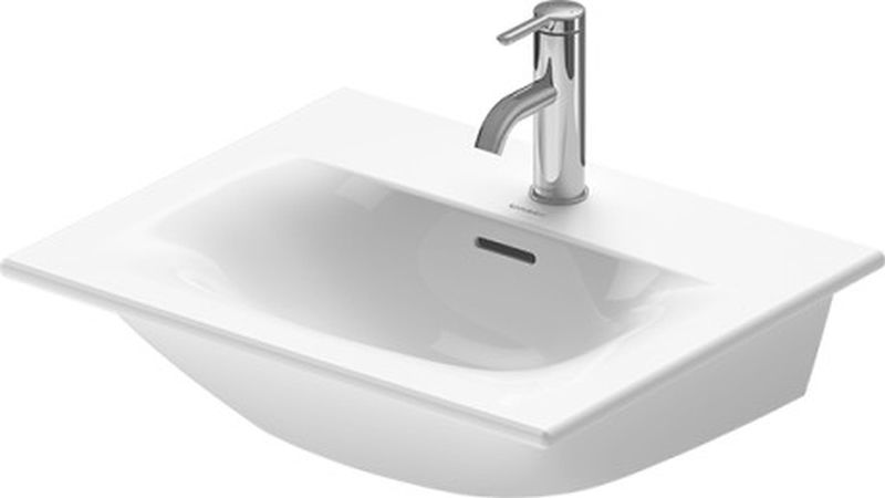 Duravit Viu lavabo 53x43 cm rectangulaire de meuble blanc 2344530000