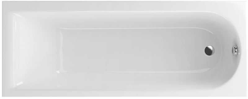 Excellent Aurum Slim baignoire rectangulaire 149.5x70 cm blanc WAEX.AUR15WHS