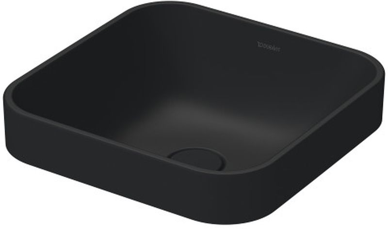 Duravit Happy D.2 lavabo 40x40 cm carrée à poser anthracite 2359401300