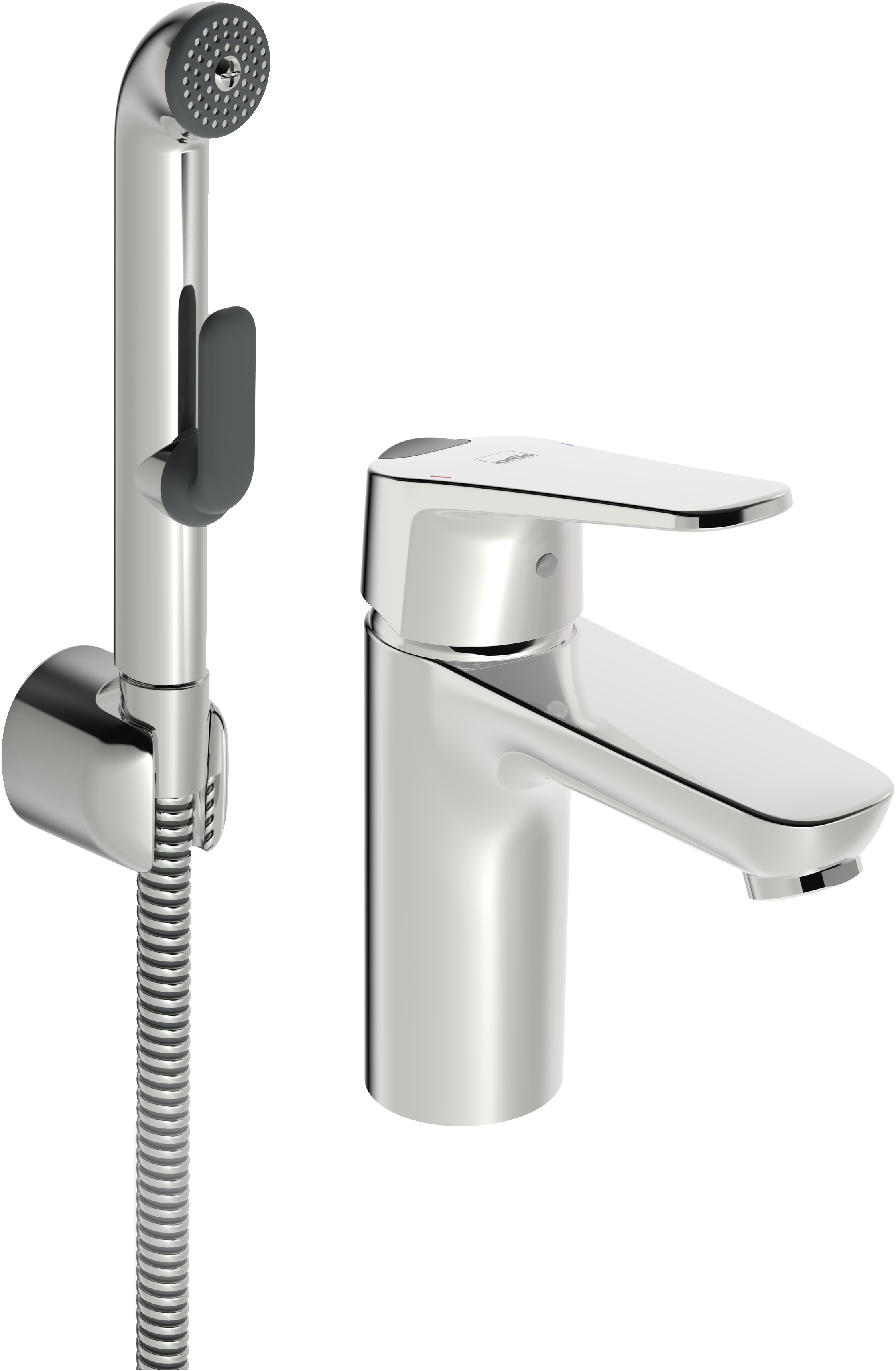 Oras Vega mitigeur de lavabo sur pied chrome 1801FG