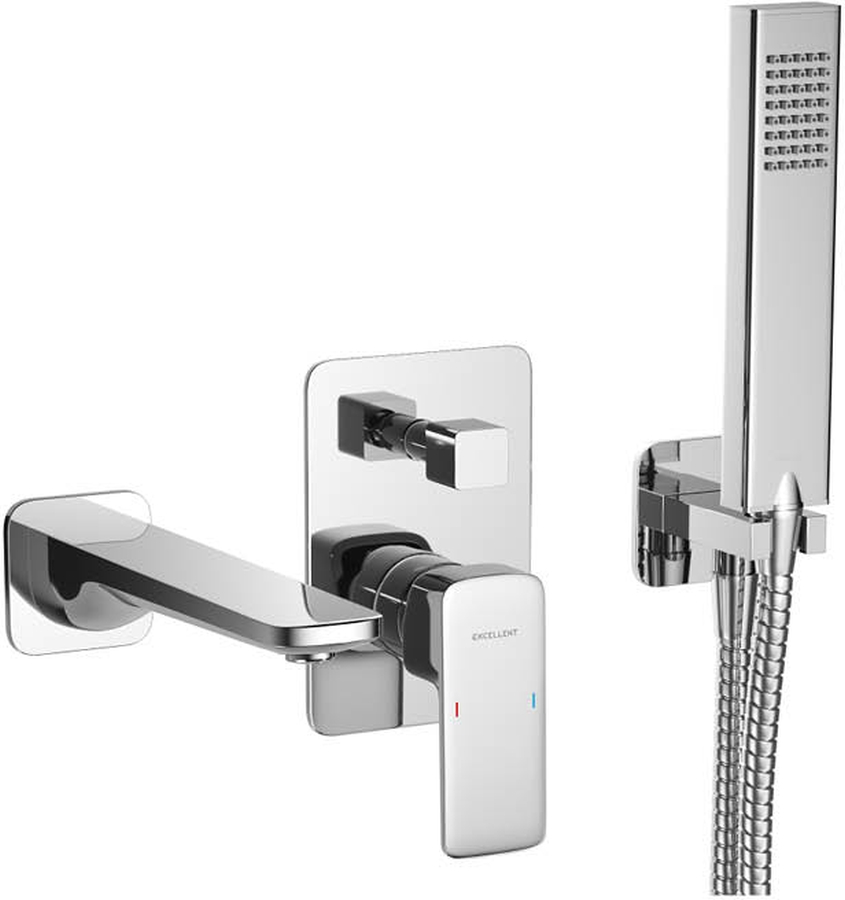 Excellent Keria kit baignoire-douche encastré chrome AREX.SET.2025CR