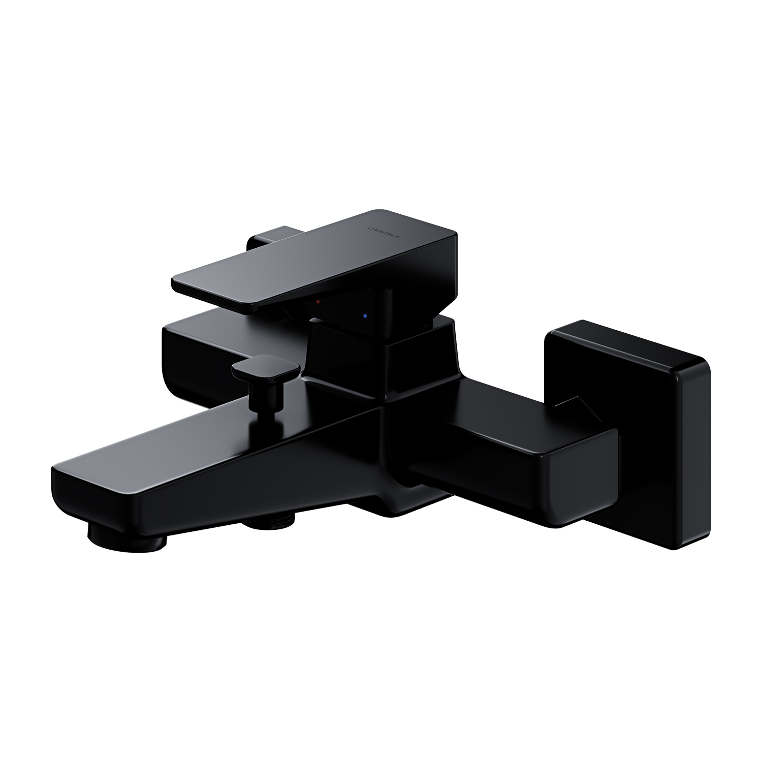 Omnires Parma mitigeur bain-douche murale noir PM7430BL