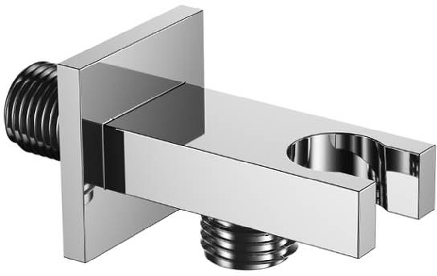 Excellent raccord coudé avec support chrome AREX.1022CR