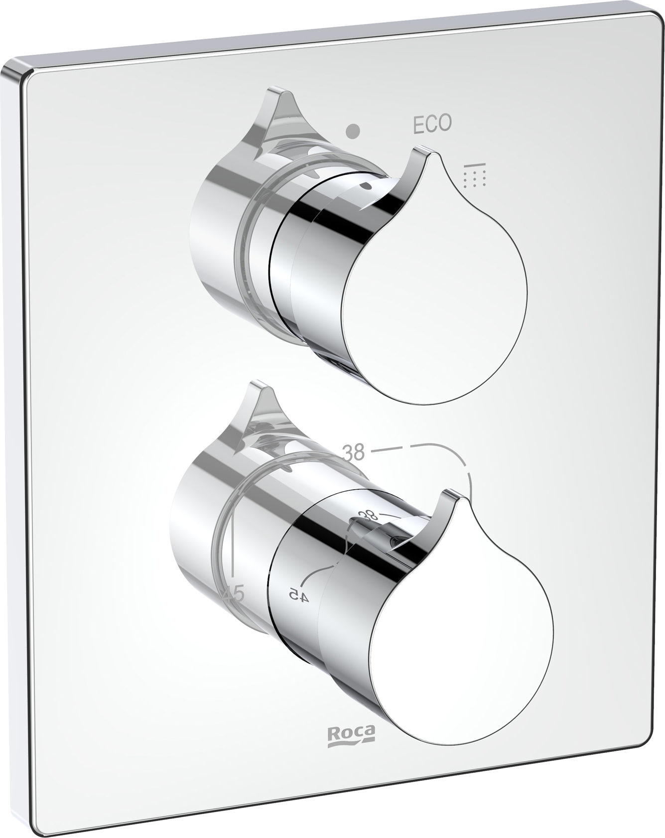 Roca Inspira mitigeur de douche encastrée oui chrome A5A2C3AC00