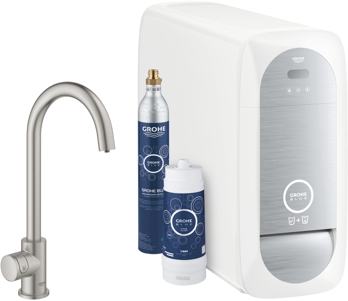 Grohe Blue vanne de cuisine sur pied SuperSteel 31498DC1