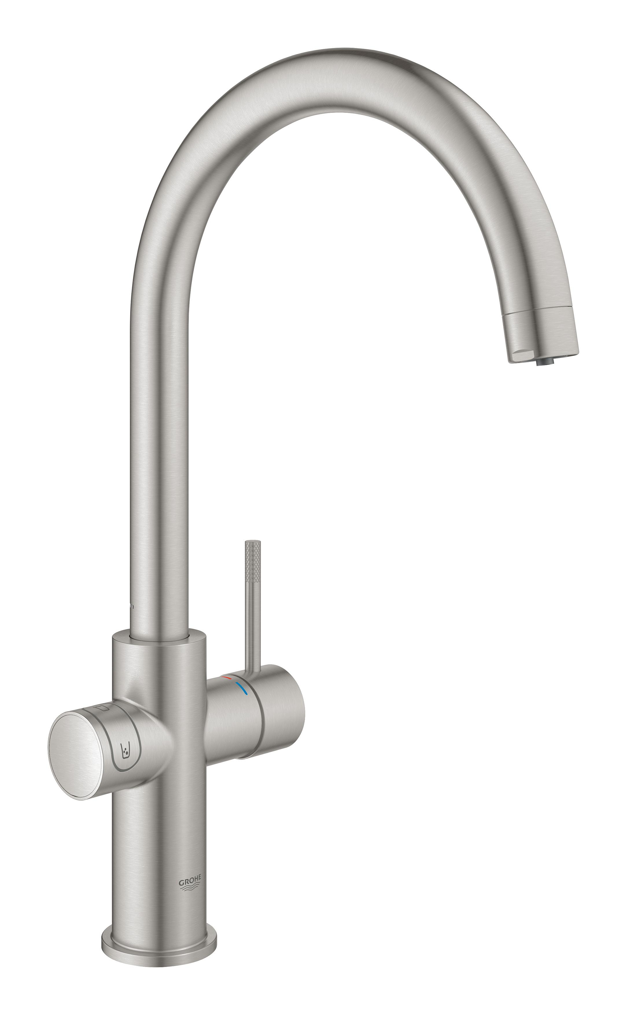 Grohe Blue mitigeur de cuisine avec filtre sur pied acier inoxydable 31455DC1