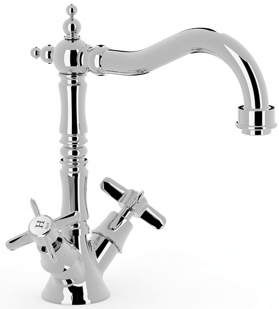 Tres Clasic-Tres mitigeur de lavabo sur pied chrome 2.42.109.02