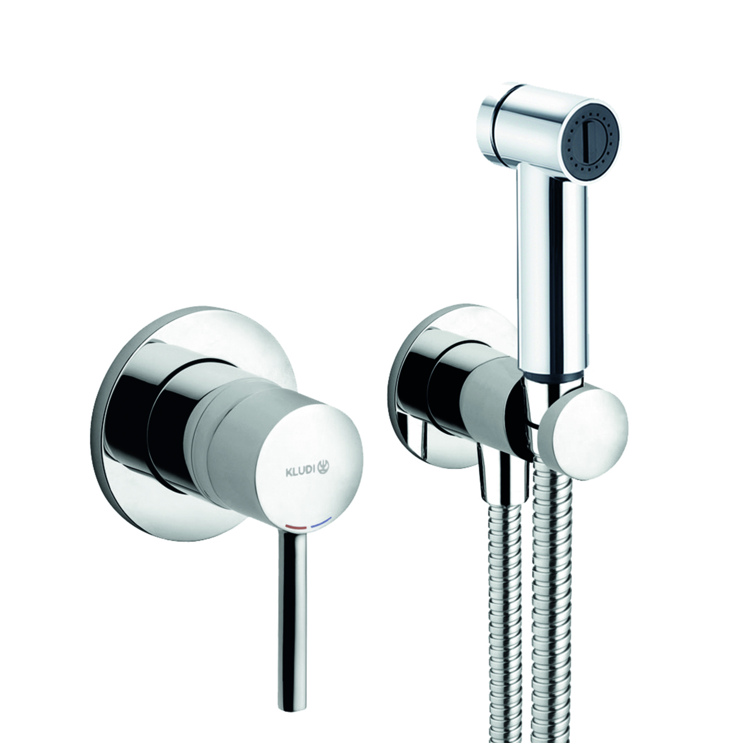 Kludi Bozz mitigeur bidet avec kit de douche encastrée chrome 389980576