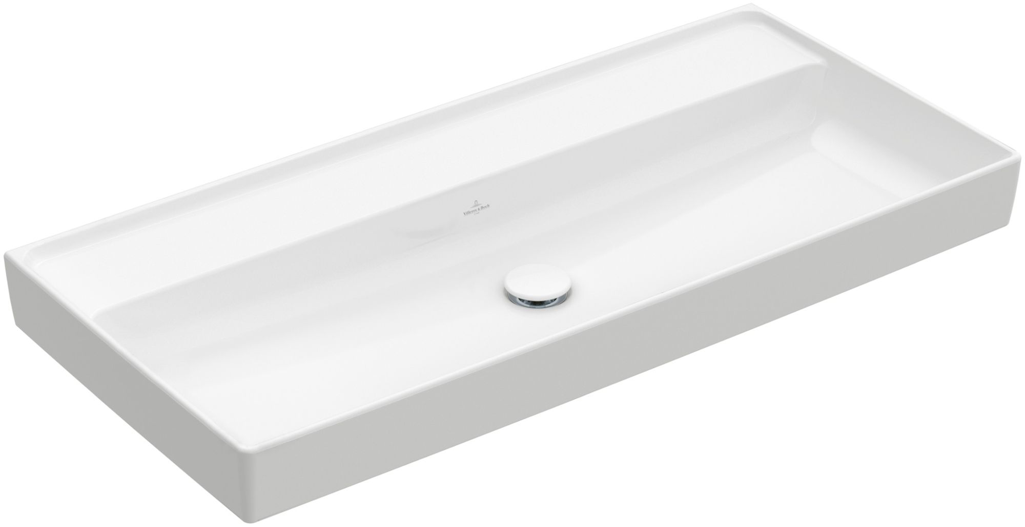 Villeroy & Boch Collaro lavabo 100x47 cm rectangulaire classique-de meuble blanc brillant 4A33A301