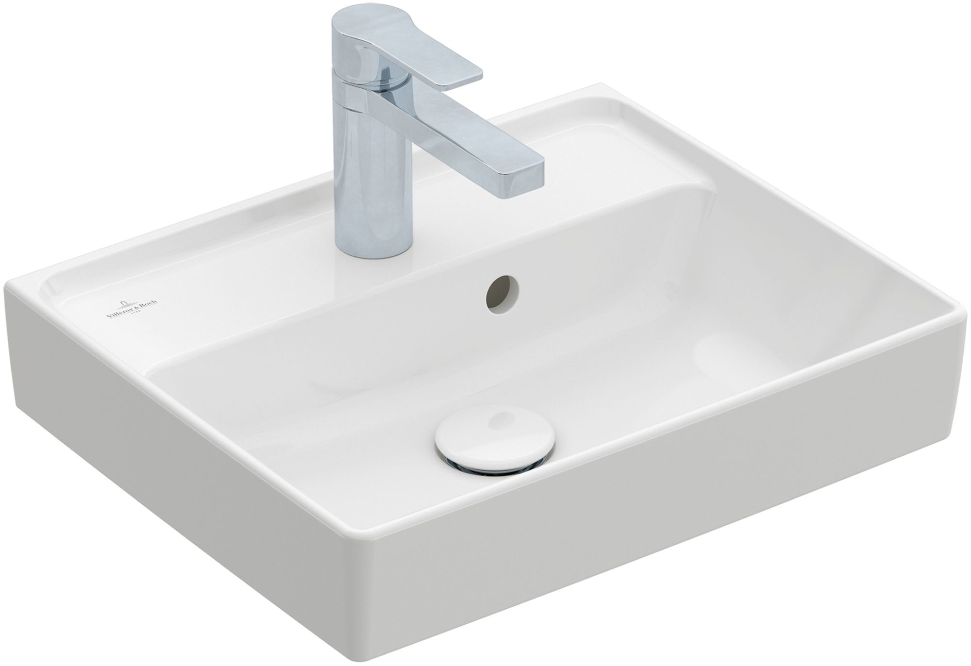 Villeroy & Boch Collaro lavabo 45x37 cm rectangulaire classique-de meuble blanc 43344601