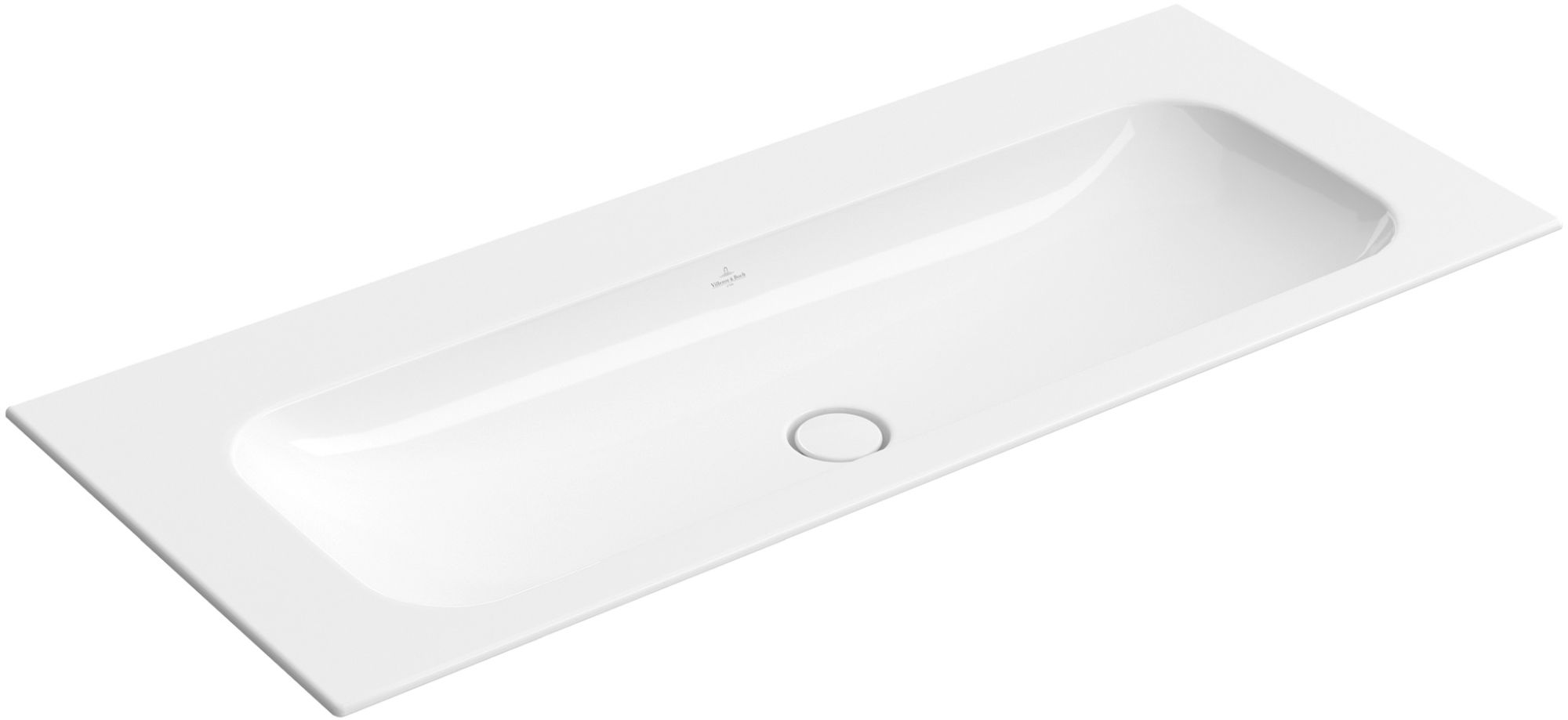Villeroy & Boch Finion lavabo 120x50 cm rectangulaire de meuble blanc 4164C3R1
