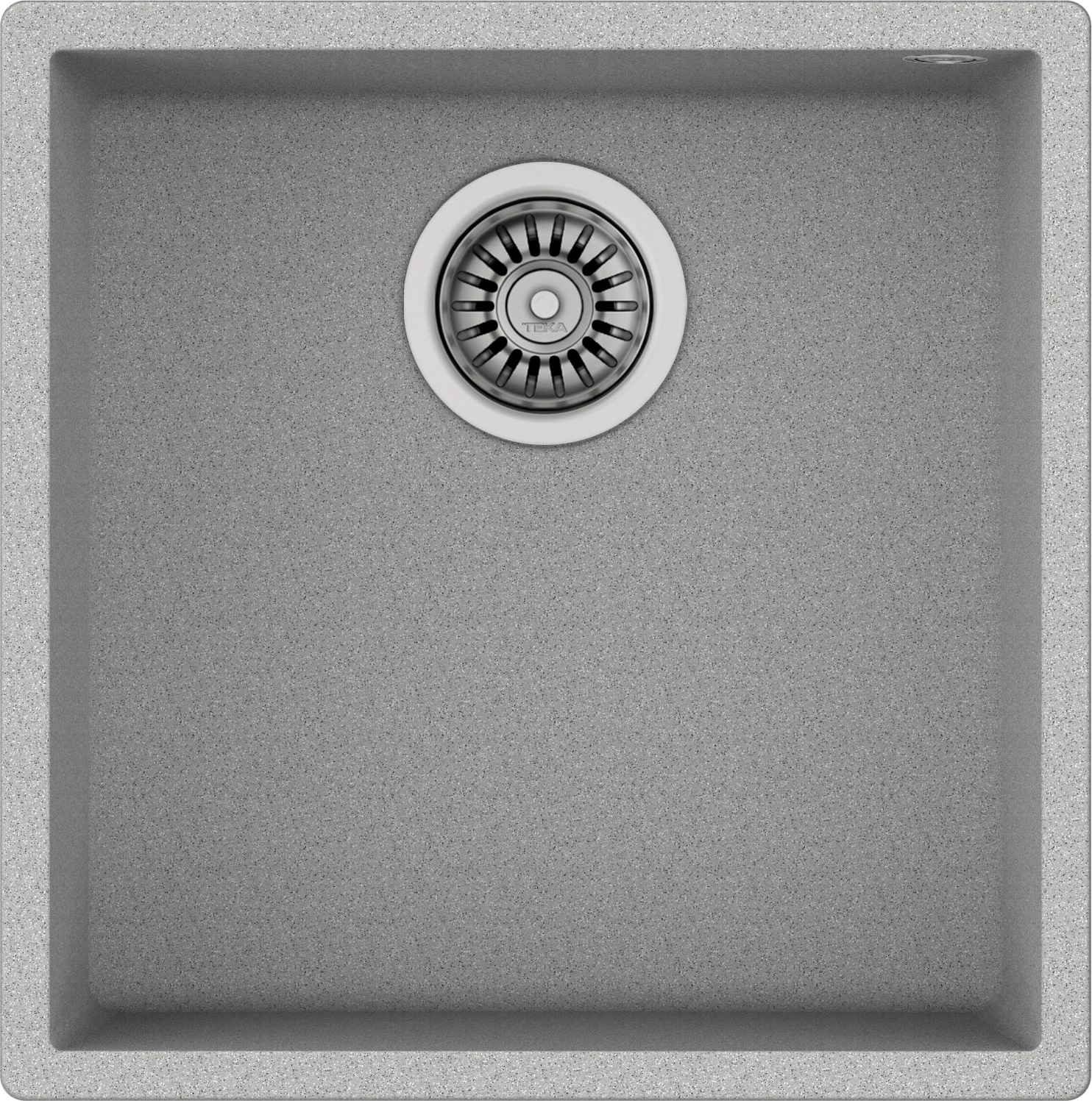 Teka Square évier tegranit 44x44 cm gris/graphite/onyx 115230026