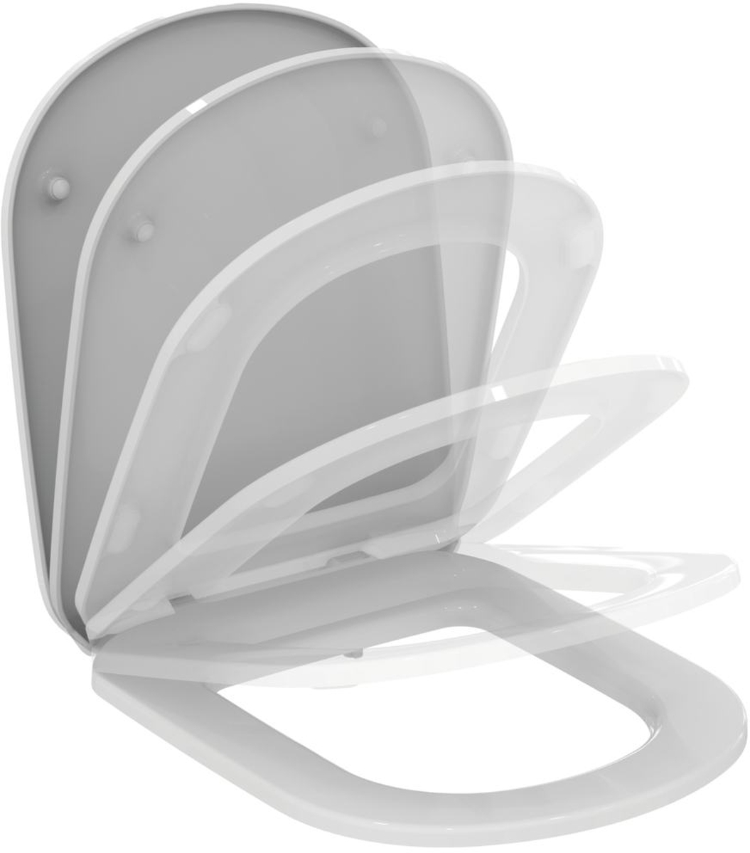 Ideal Standard Tempo abattant de wc à descente amortie blanc T679401