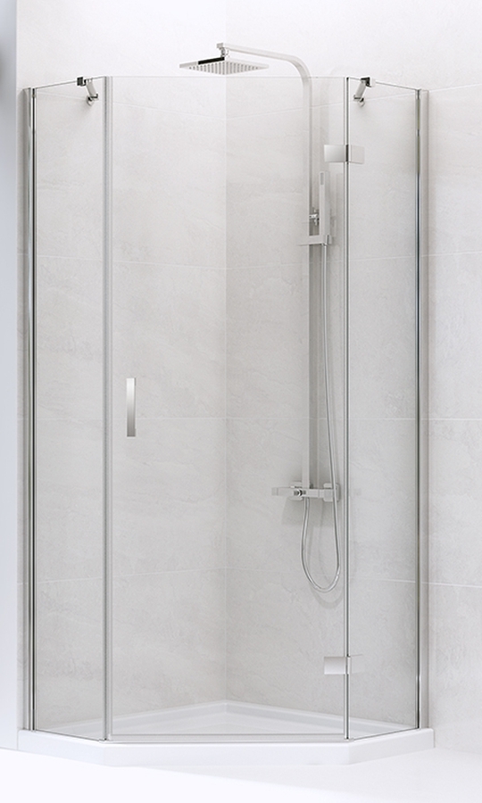 New Trendy New Azura cabine de douche 80x80 cm chrome brillant/verre transparent K-0560
