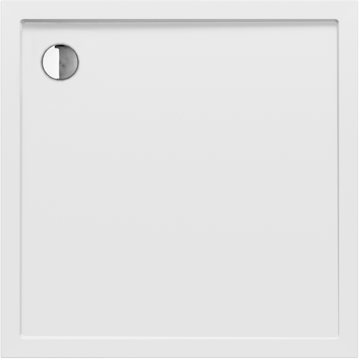 New Trendy Cantare receveur de douche carré 80x80 cm blanc B-0420