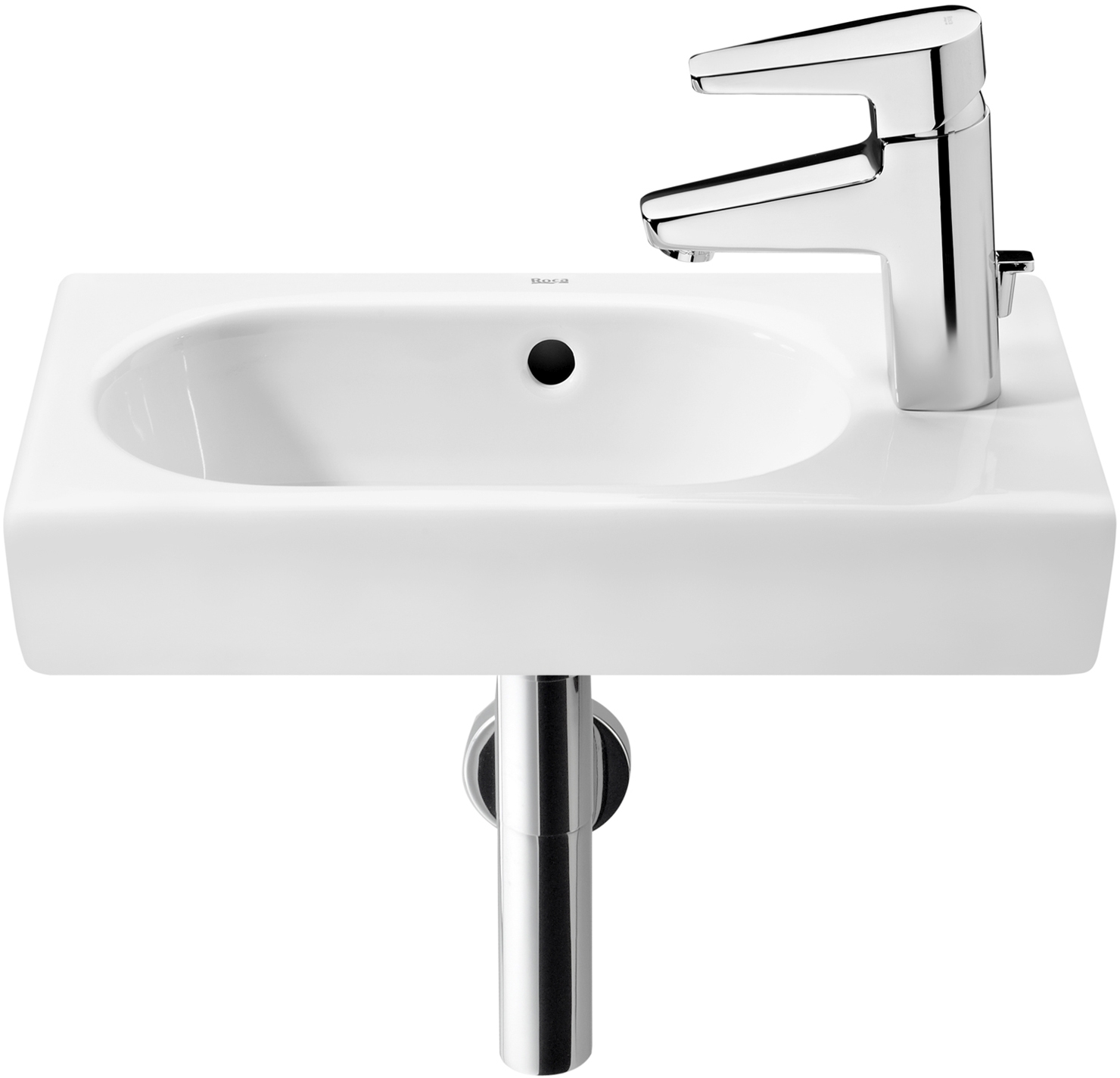 Roca Meridian-N Compacto lavabo 45x25 cm rectangulaire classique blanc A327248000