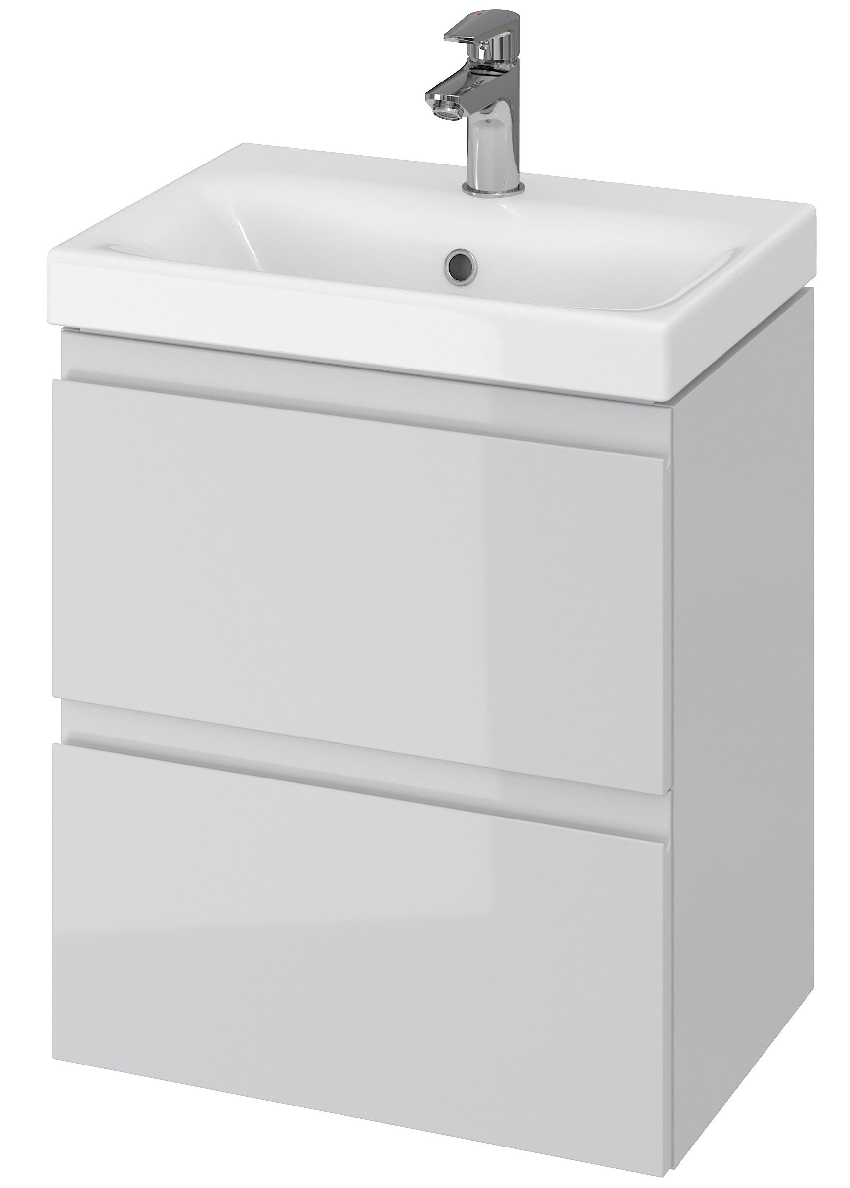 Cersanit Moduo lavabo avec meuble 49.5 cm grise S801-228-DSM