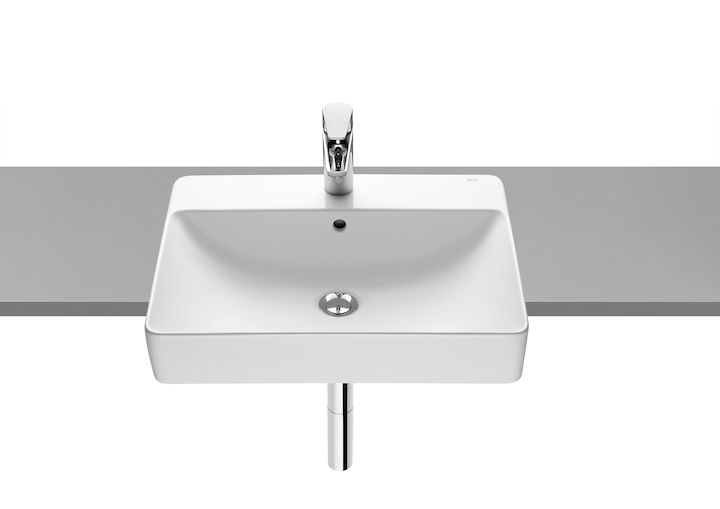 Roca Inspira lavabo 55x42 cm rectangulaire blanc A32753S000