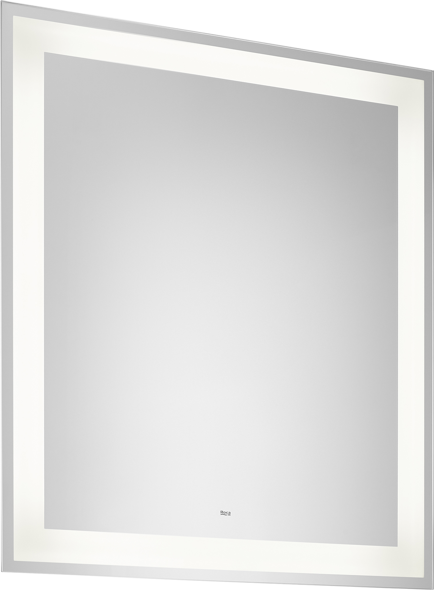 Roca Iridia miroir 70x60 cm rectangulaire avec éclairage oui argenté A812340000