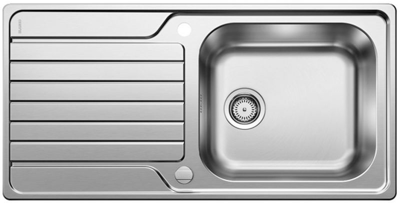 Blanco Dinas XL 6 S évier en acier inoxydable 100x50 cm acier 524255