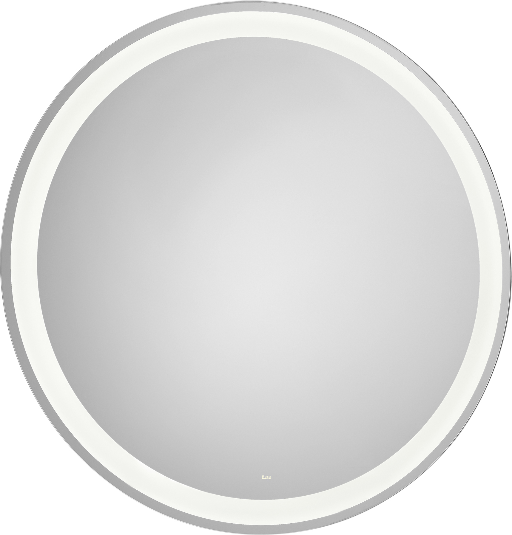Roca Iridia miroir 80x80 cm circulaire avec éclairage oui argenté A812337000