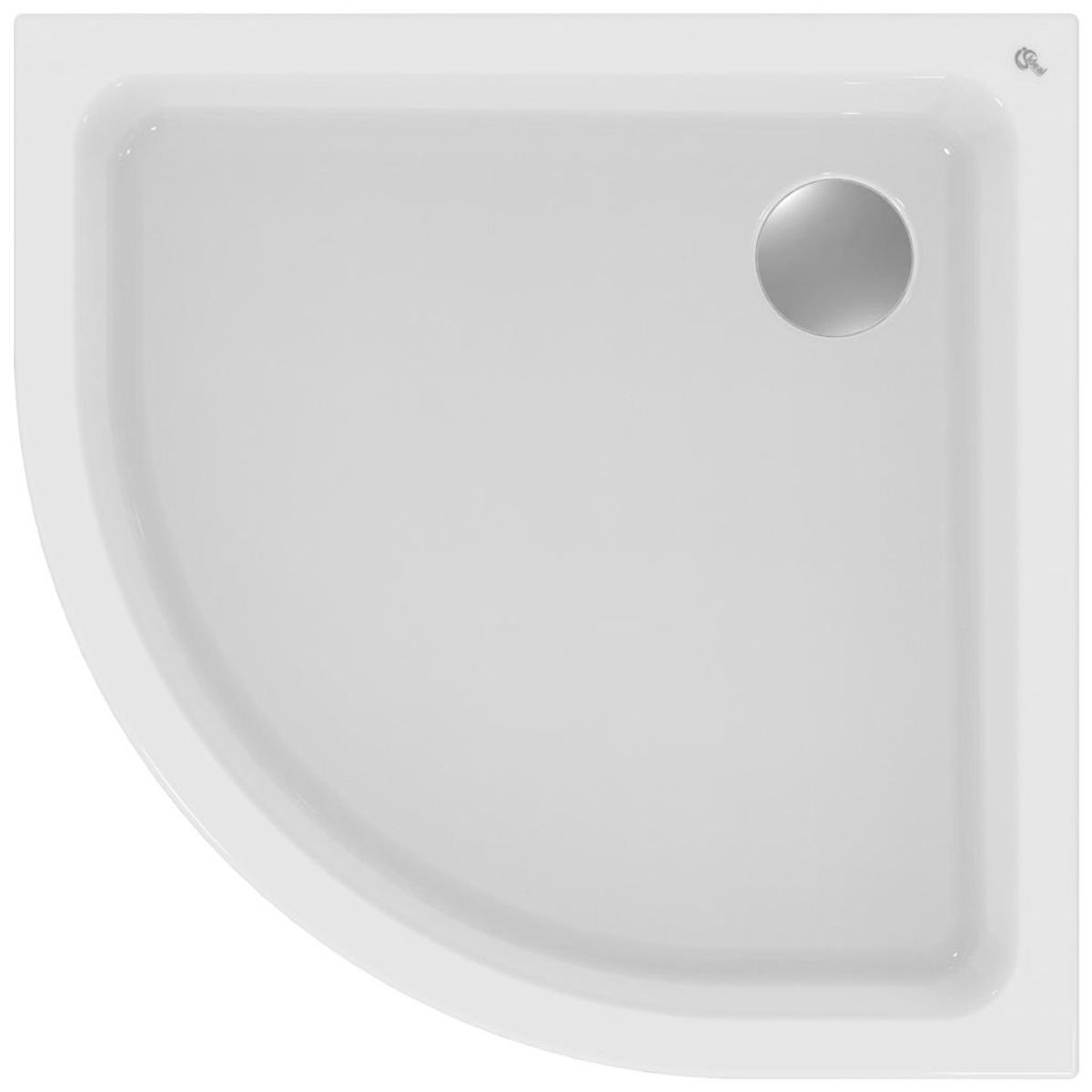 Ideal Standard Hotline New receveur de douche semi-circulaire 90x90 cm blanc K278001