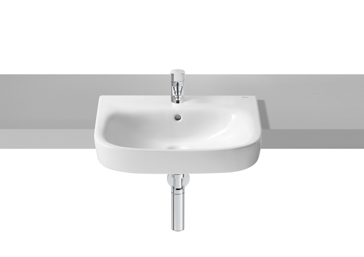 Roca Debba lavabo 52x40 cm semi-circulaire blanc A32799S000