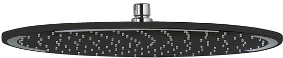 Kludi A-QA douche à effet de pluie 40x40 cm circulaitre chrome-noir 6434087-00