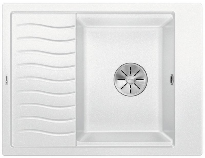 Blanco Elon 45 S évier en granit 65x50 cm blanc 524828
