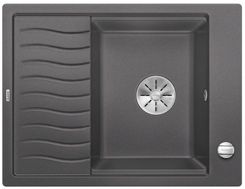 Blanco Elon 45 S évier en granit 65x50 cm gris/graphite/onyx 524815