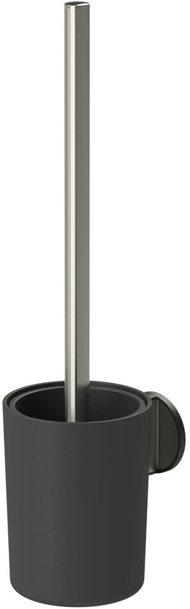 Tiger Tune brosse wc adhésif noir-acier 13273.3.09.46