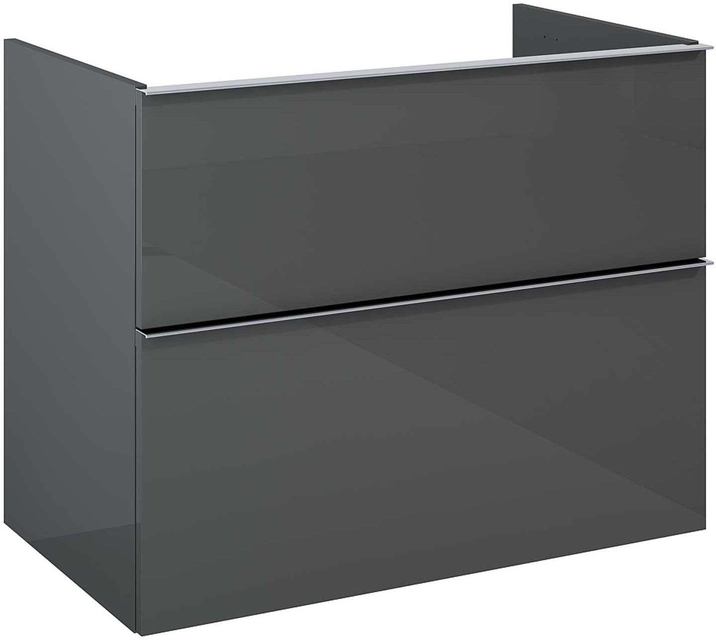 Elita Look armoire 80x44.9x63.5 cm sous-lavabo suspendu anthracite RE080801026610