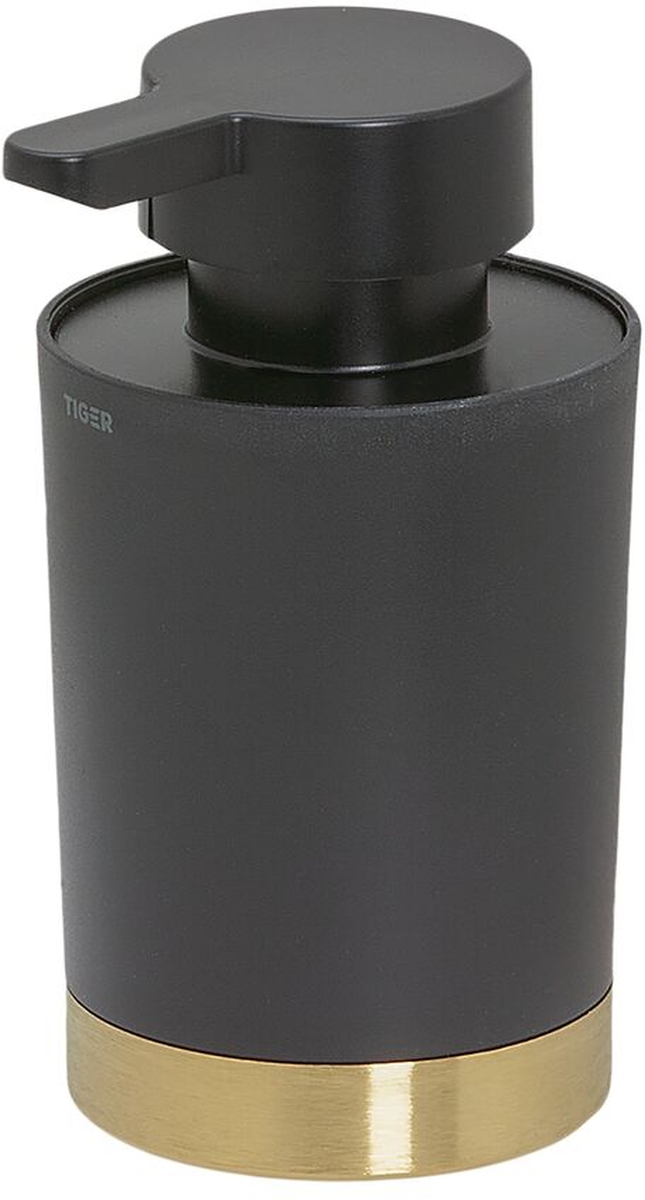 Tiger Tune distributeur de savon 180 ml noir-laiton 13261.3.56.46