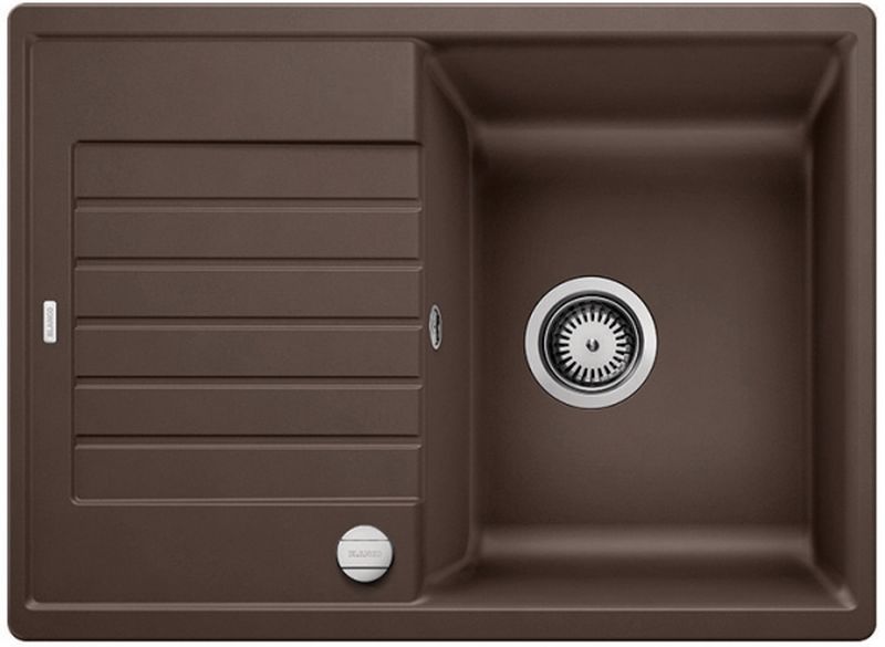 Blanco Zia 45 S Compact évier en granit 68x50 cm marron 524720